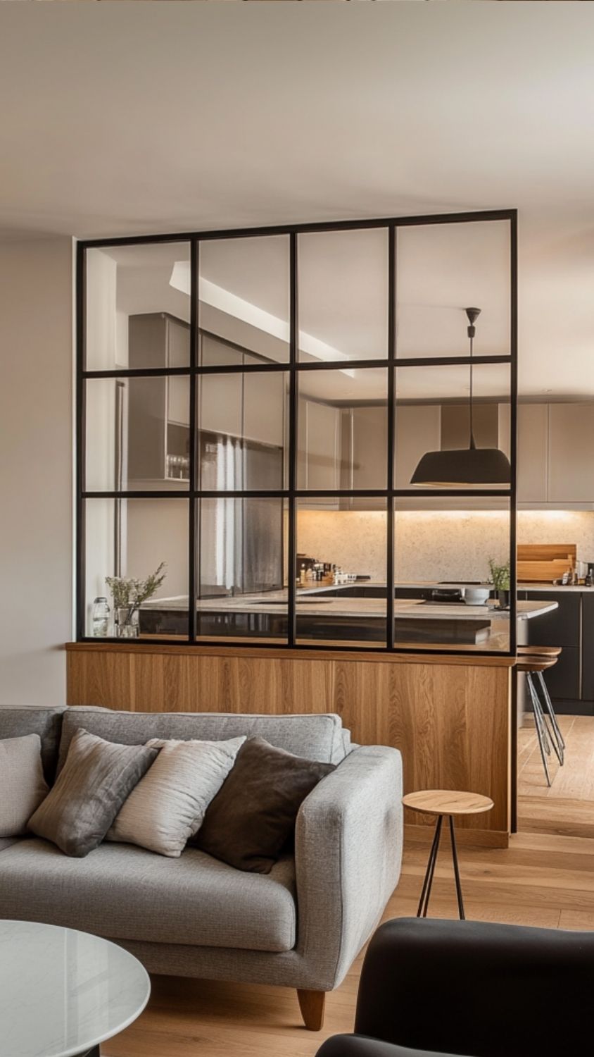 verrière sur mesure cuisine moderne